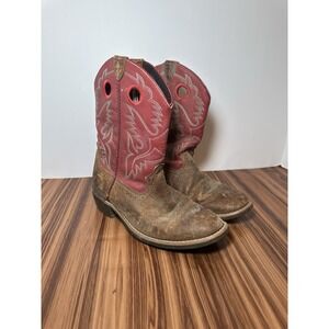 Kids Ariat Cowboy Boots Size 2.5 Style 10005994 Well Loved Pre Owned